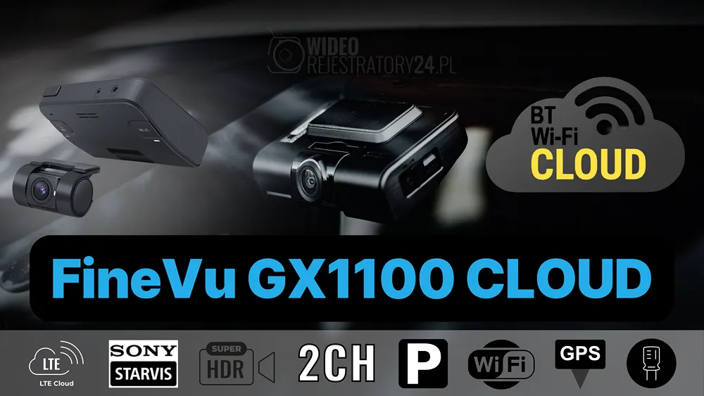 wideorejestrator samochodowy finevu gx1100 cloud